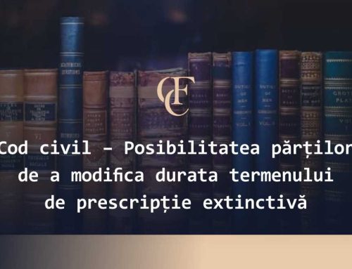 Cod civil – Posibilitatea părților de a modifica durata termenului de prescripție extinctivă