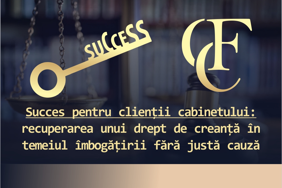 Succes pentru clienții cabinetului